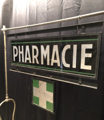 Old pharmacy sign.