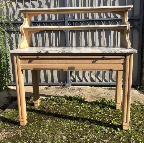 Old butcher's shop, grocery furniture.