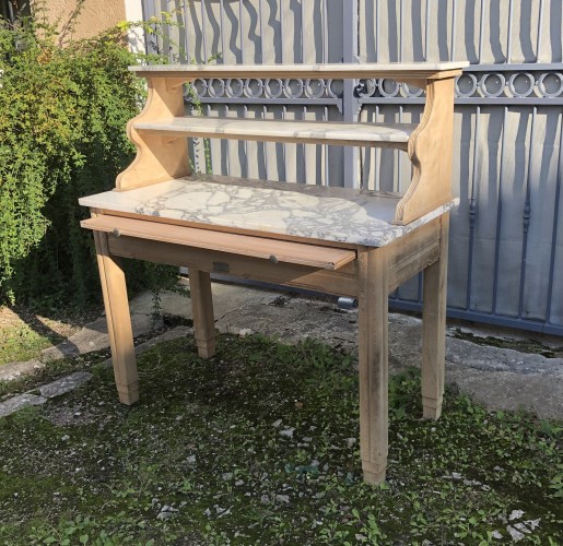 Old butcher's shop, grocery furniture.