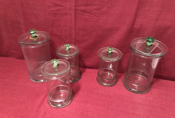 Old candy jars.