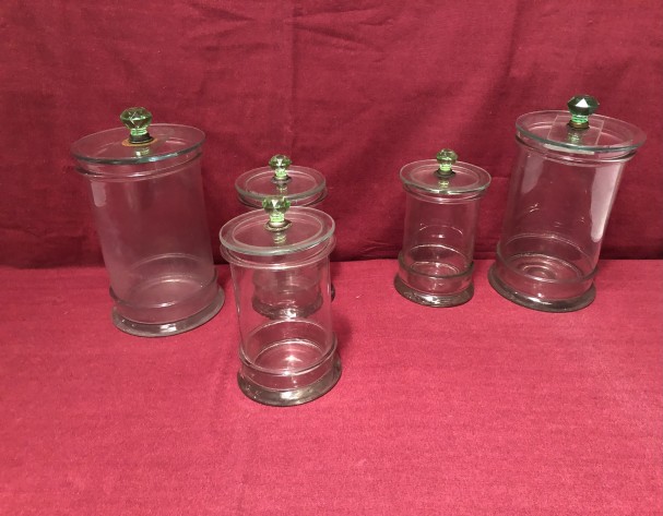 Old candy jars.