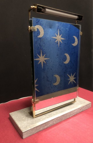 Old triptych mirror.