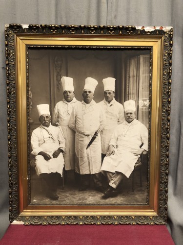 Old large photo of cooks.(sold)