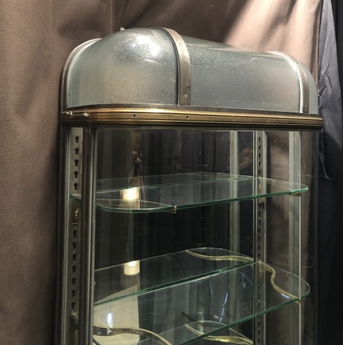 Exceptional old shop display cabinet.