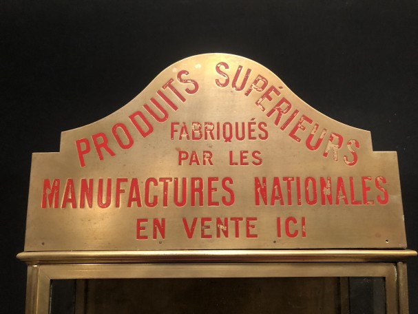 Former tobacco shop display case.