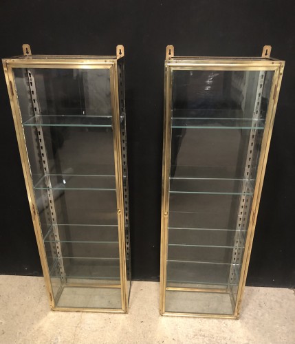 Pair of old wall display cases.(sold)