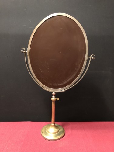 Old hatter's store mirror.