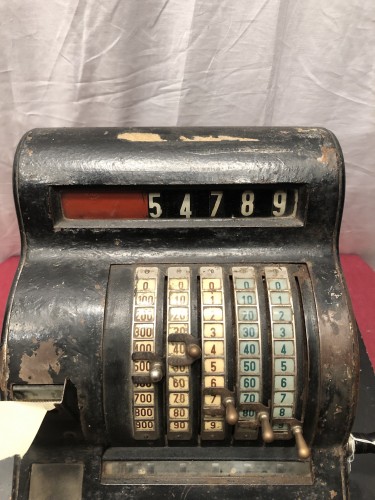 Old store cash register.