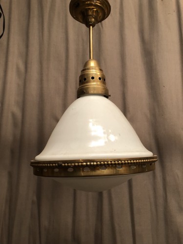 Old suspension lamp.