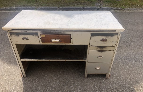 Old bakery counter furniture.