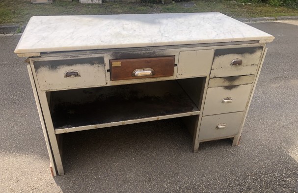 Old bakery counter furniture.