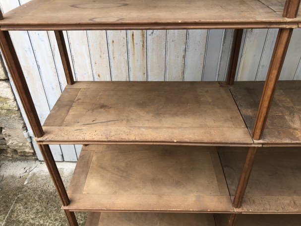 Old draper's shelves.(reserved)