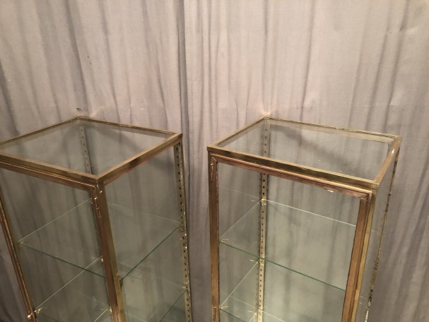 Pair of old shop display cases.(reserved)