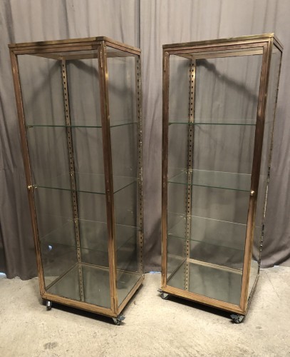 Pair of old shop display cases.(reserved)