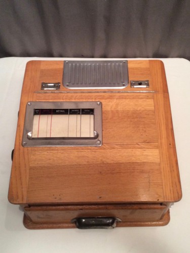 Vintage counter cashier