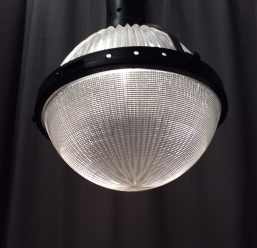 Vintage Holophane suspension lamp.