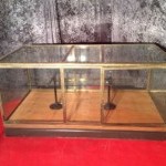 Vintage shop counter display cabinet