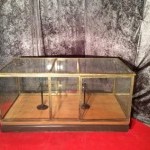 Vintage shop counter display cabinet