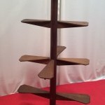 Vintage oak stand display