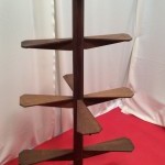 Vintage oak stand display