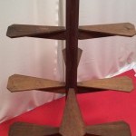 Vintage oak stand display