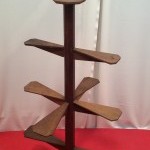 Vintage oak stand display