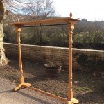Vintage wardrobe coat rack
