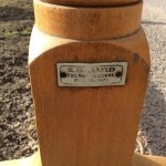Vintage wardrobe coat rack