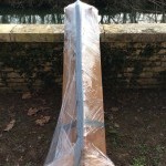 Vintage wardrobe coat rack
