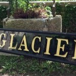 Vintage french advertising sign