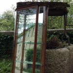 Vintage wall display case