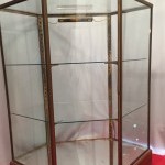 Pair of vintage shop display cases