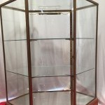 Pair of vintage shop display cases