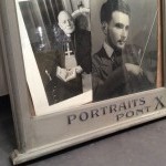 Vintage photographer's vitrine