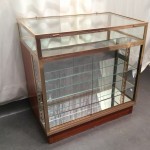 Vintage shop counter desk display cabinet