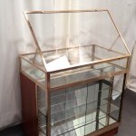 Vintage shop counter desk display cabinet