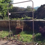 Vintage shop coat rack.