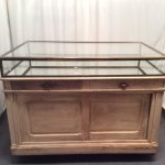 Vintage shop counter display cabinet.