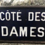 Old ceramic sign.(sold)