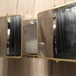 Old triptych wall mirror.