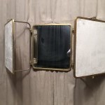 Old triptych wall mirror.