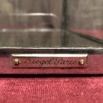 Old small shop counter display case, Siégel.