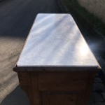Old baker's counter furniture.