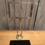 Old shop counter sign.