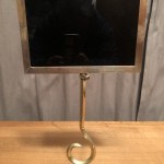 Old shop counter sign.