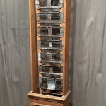 Antique postcard display stand.