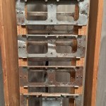 Antique postcard display stand.