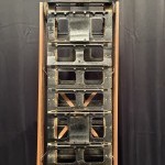 Antique postcard display stand.