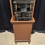 Antique postcard display stand.