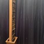 Antique postcard display stand.